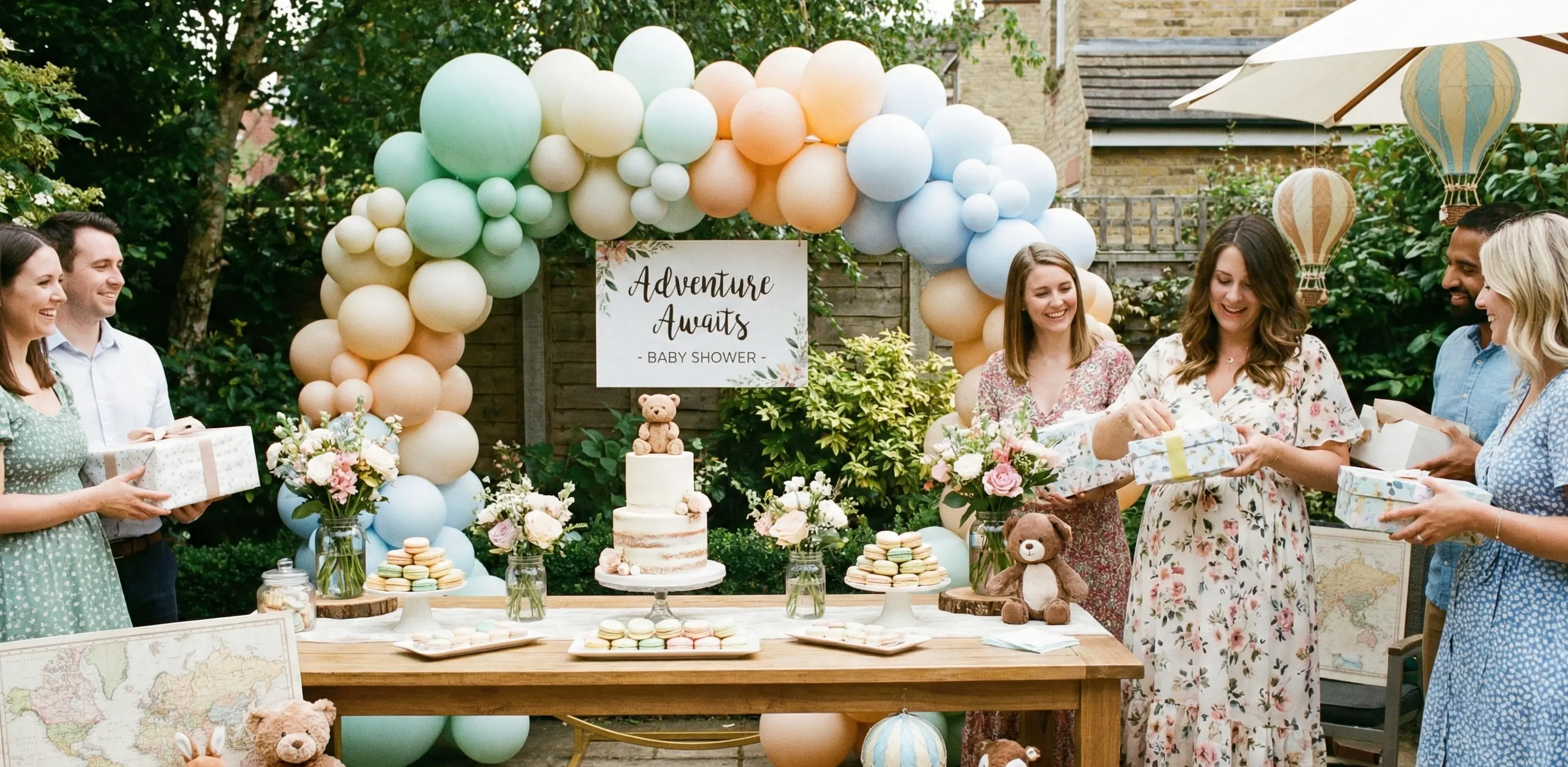 Baby shower photo sharing with QR code and EventSnap